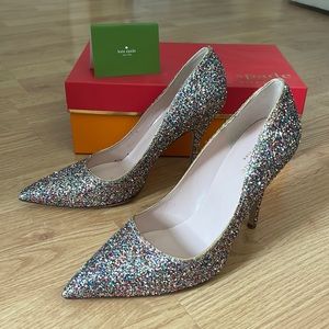 Barbie 👩‍🦳Kate Spade Glitter Pumps